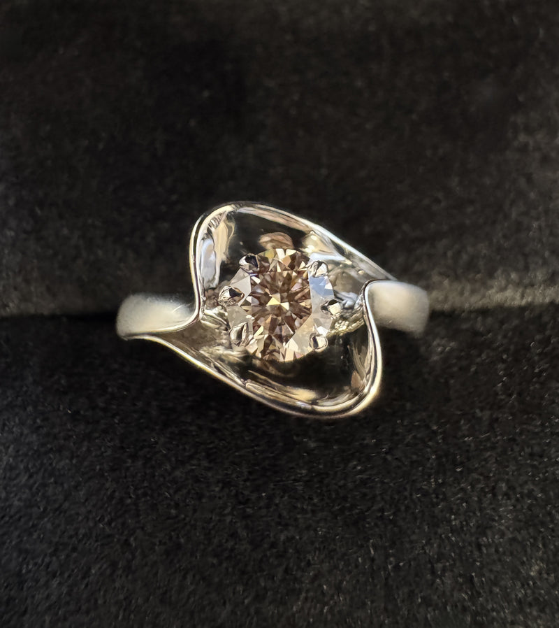 Bespoke Engagement Ring Fancy Light Pink