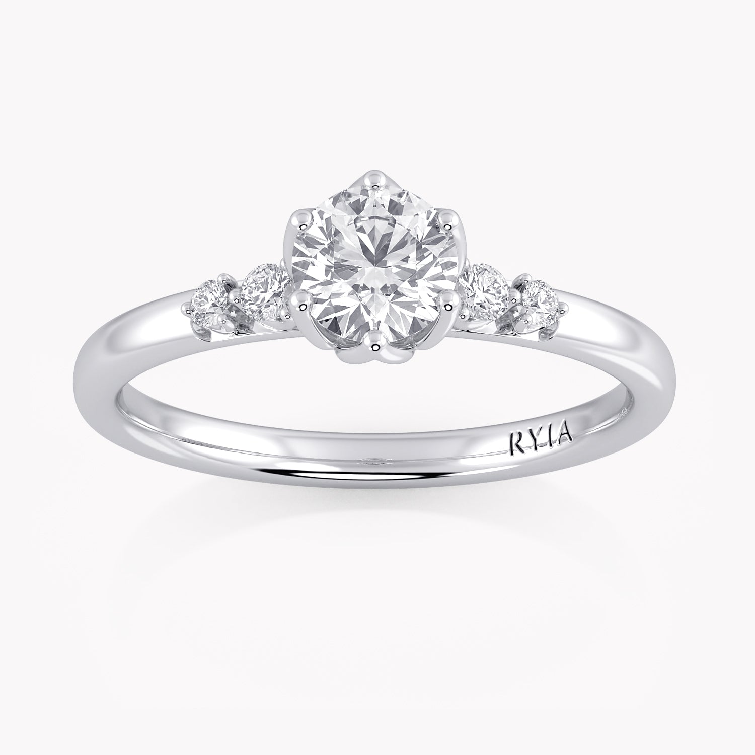 Cherry Blossom Engagement Ring