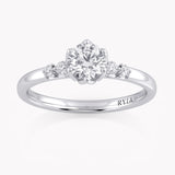 Cherry Blossom Engagement Ring