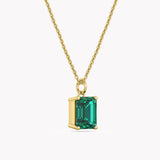 Bamboo Halskette Emerald