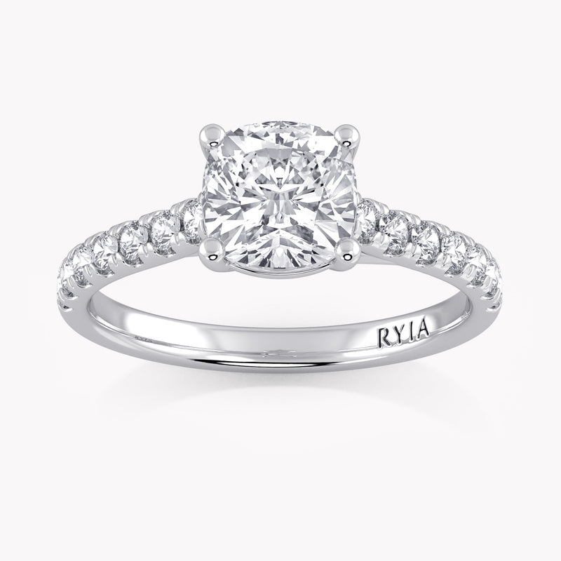 Bespoke Engagement Ring Cushion Cut