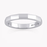 Facettierter Trauring Grande