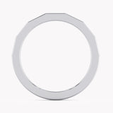 Facettierter Trauring Grande