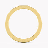 Facettierter Trauring Grande