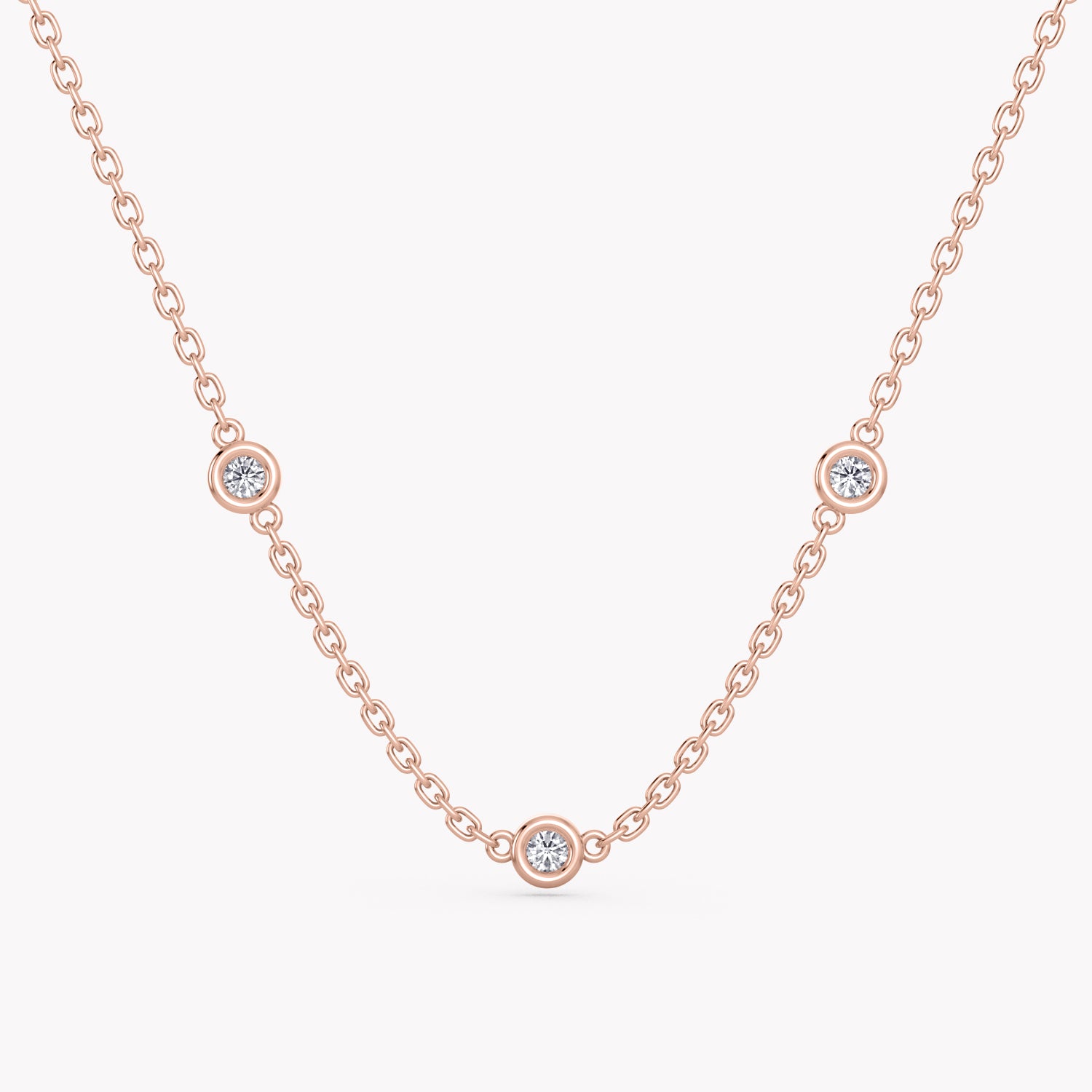 Diamond Dot Halskette