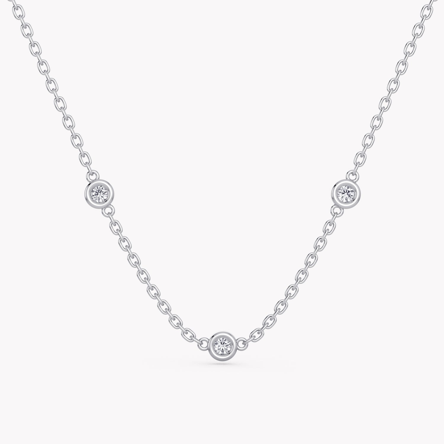 Diamond Dot Halskette