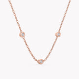 Diamond Dot Halskette