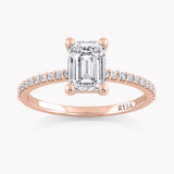 Bell Emerald-Cut Verlobungsring