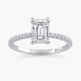 Bell Emerald-Cut Verlobungsring