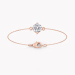 Rosegold Armband mit Solitär Labordiamanten, handgefertigt von RYIA Fine Jewelry