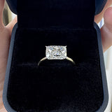 Bespoke Solitaire Ring East-West