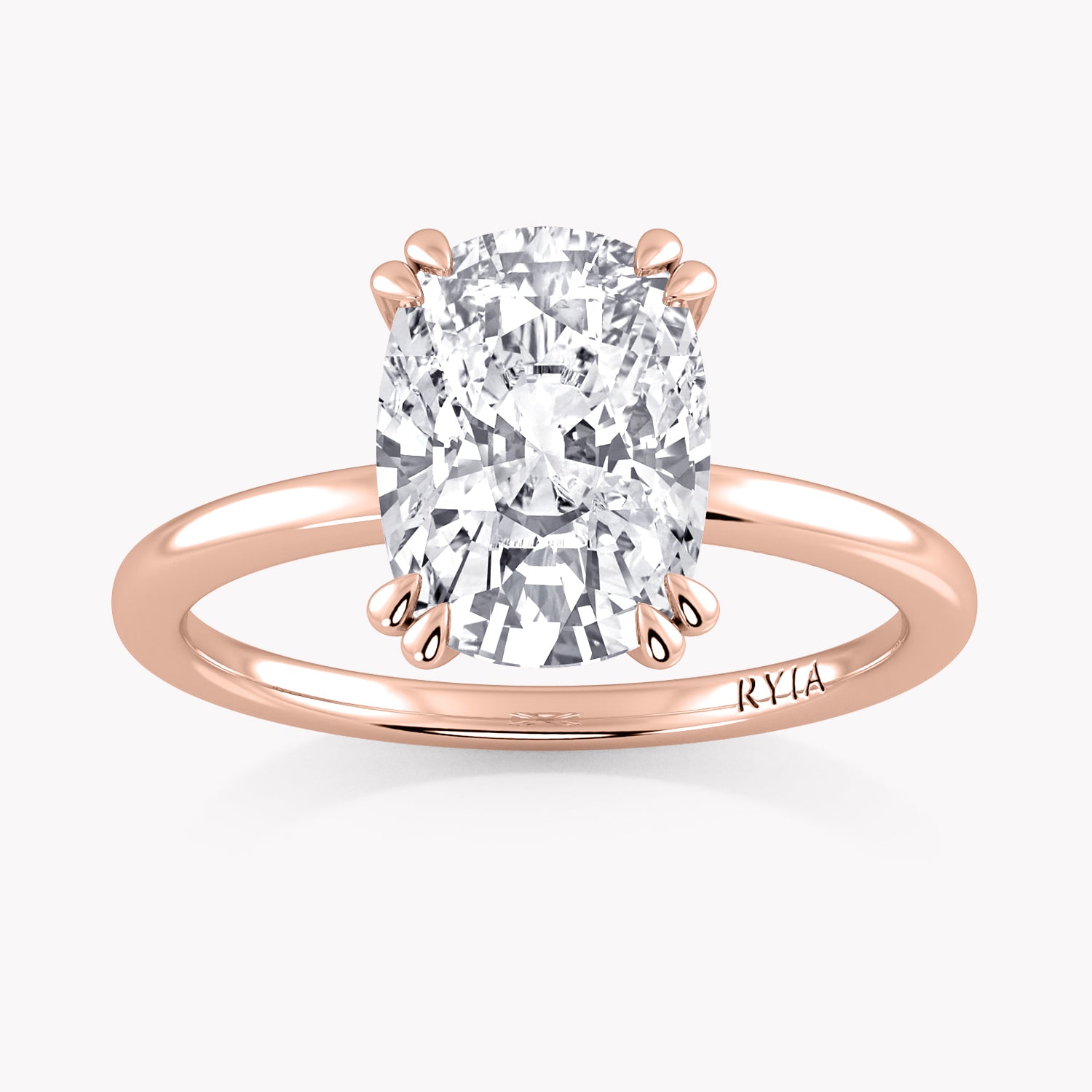Jasmine Double Prongs Engagement Ring