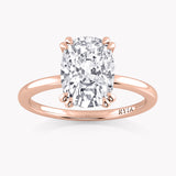 Jasmine Verlobungsring Double Prongs