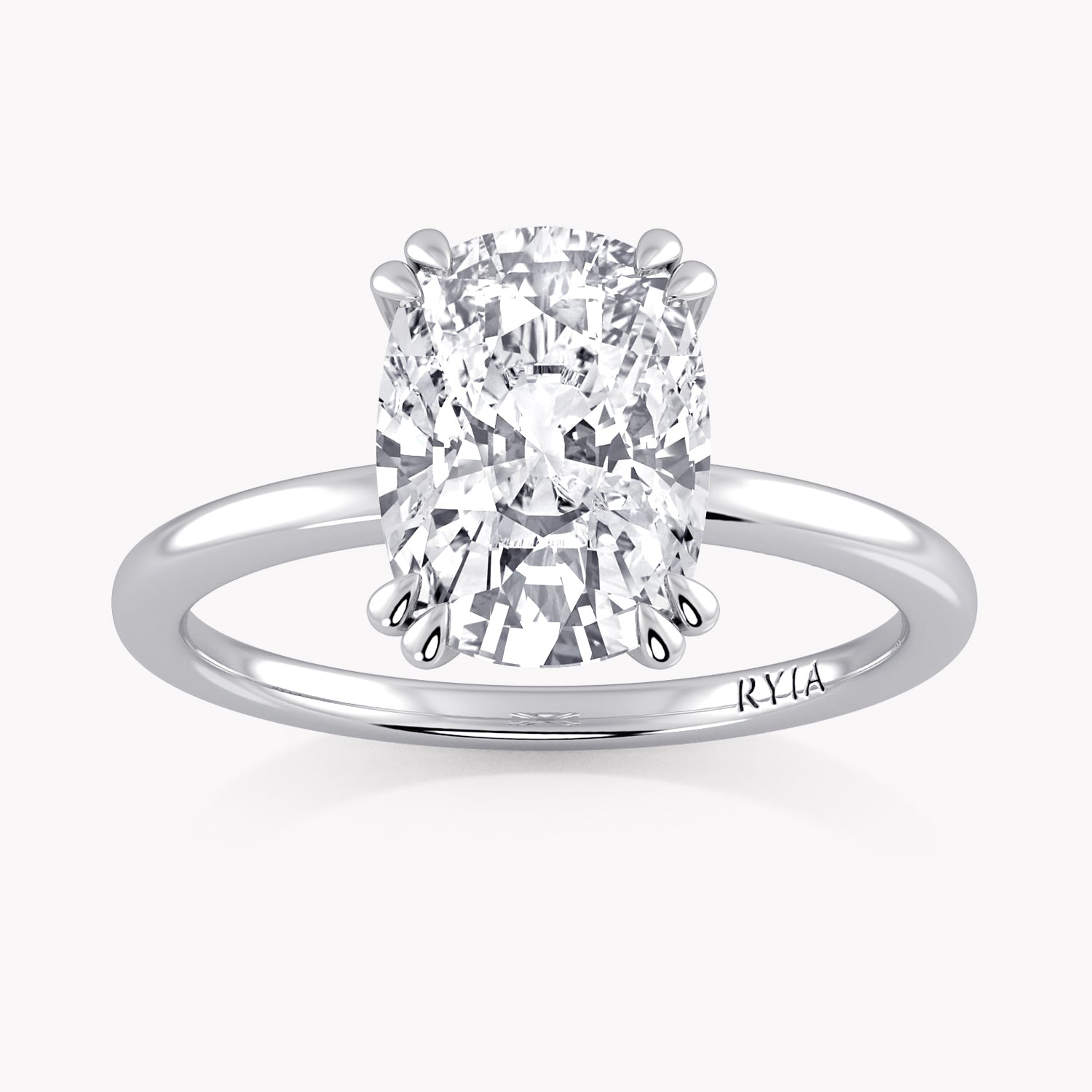 Jasmine Double Prongs Engagement Ring