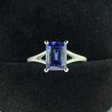 Bespoke Engagement Ring with Blue Sapphire