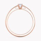 Laurel Emerald-Cut Petite Engagement Ring