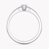 Laurel Emerald-Cut Petite Engagement Ring