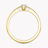 Laurel Emerald-Cut Petite Engagement Ring