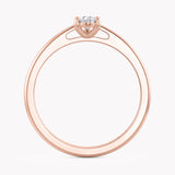 Laurel Pear Petite Engagement Ring