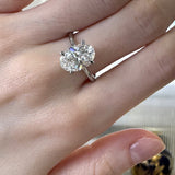 Olive Solitaire Ring