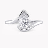 Bypass Bezel Engagement Ring