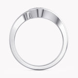 Bypass Bezel Engagement Ring