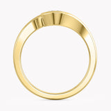 Bypass Bezel Engagement Ring
