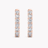 Ohrringe Rosegold mit Diamanten, handgefertigt von RYIA Fine Jewelry