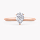 White Lotus Engagement Ring
