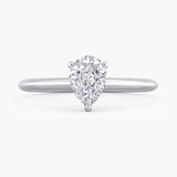 White Lotus Engagement Ring