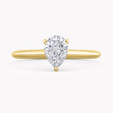 White Lotus Engagement Ring
