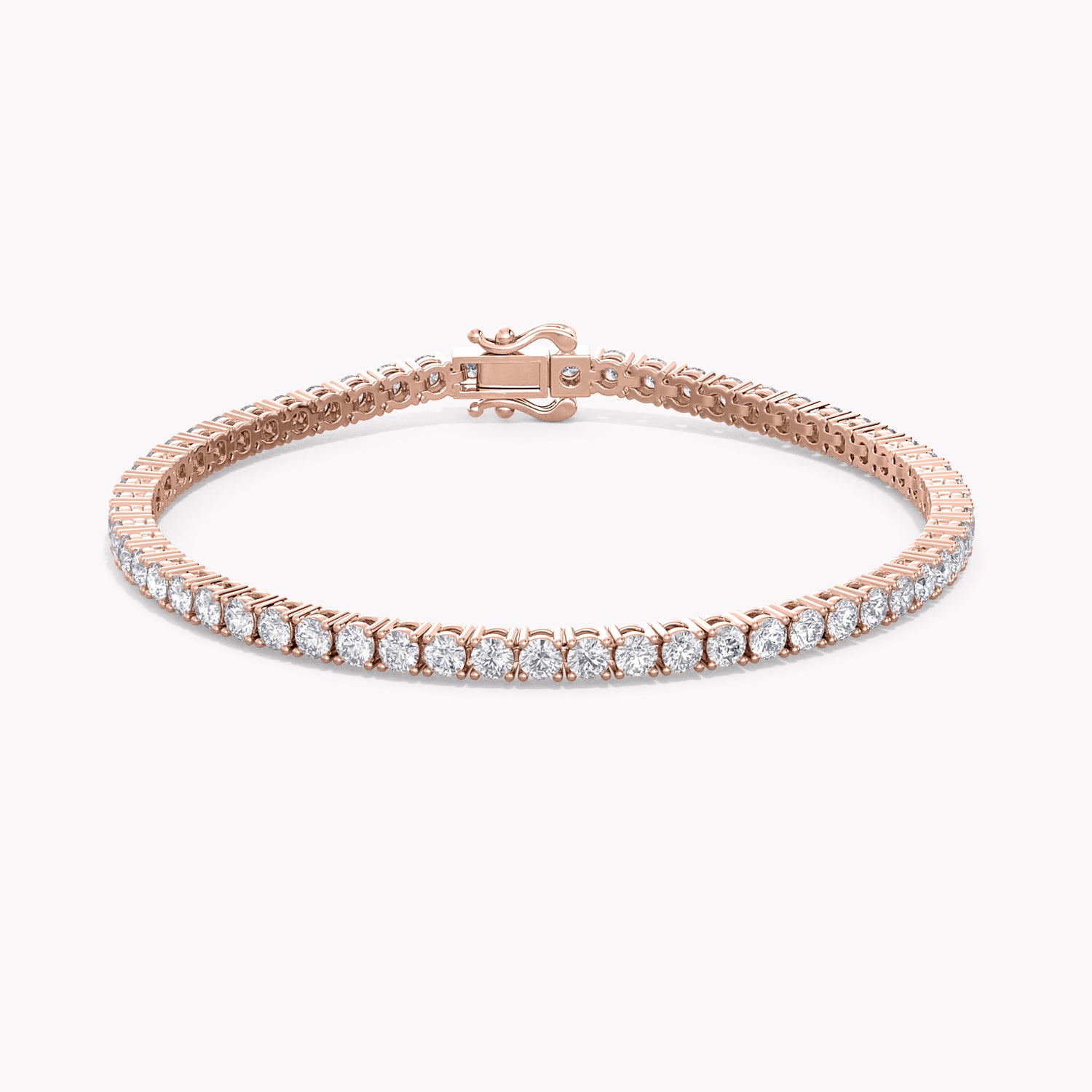 Silene Tennis Armband mit Labordiamanten in Rosegold von RYIA Fine Jewelry