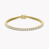 Silene Tennis Armband mit Labordiamanten in Gelbgold von RYIA Fine Jewelry