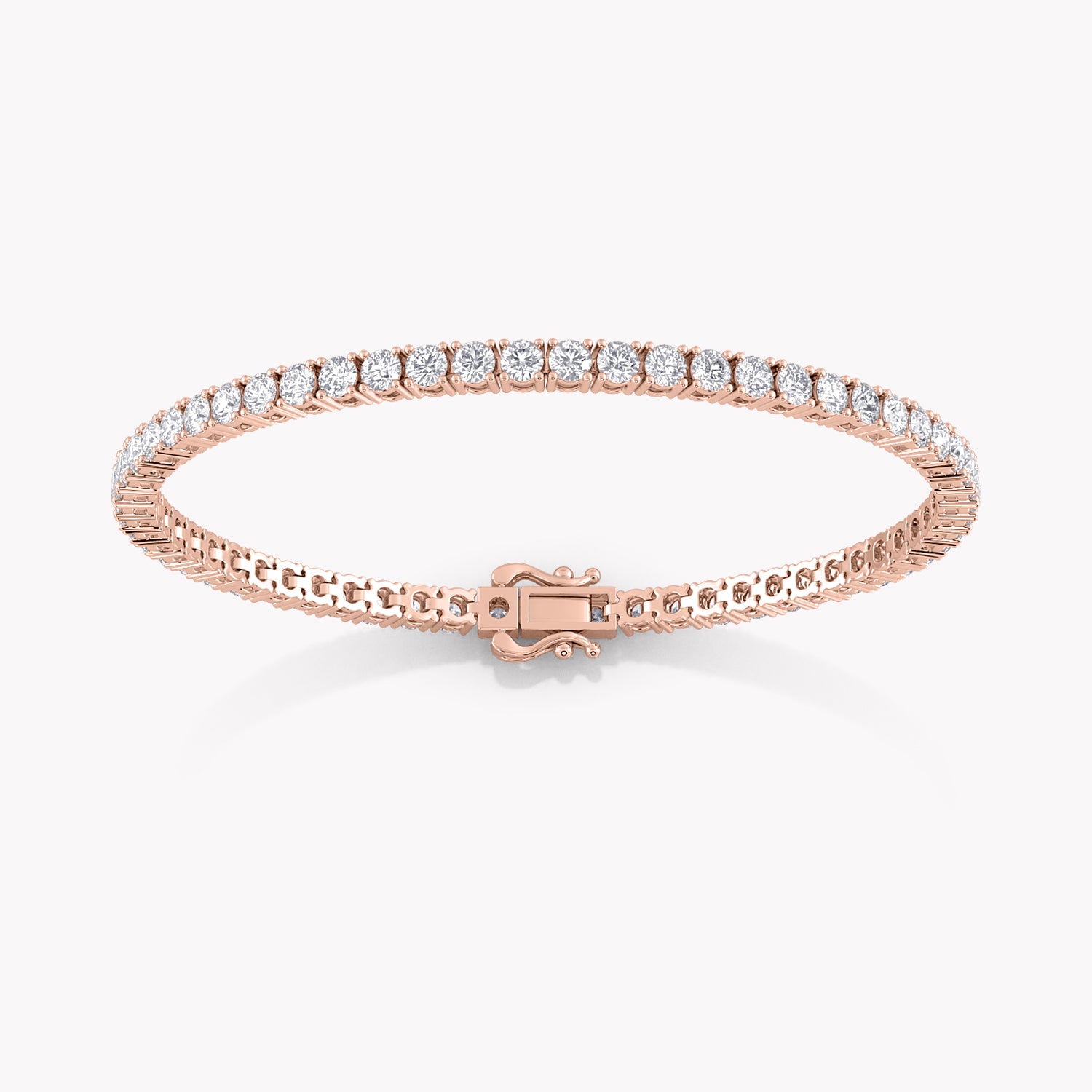 Silene Tennis Armband mit Labordiamanten in Rosegold von RYIA Fine Jewelry