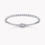 Silene Tennis Armband mit Labordiamanten in Weißgold von RYIA Fine Jewelry