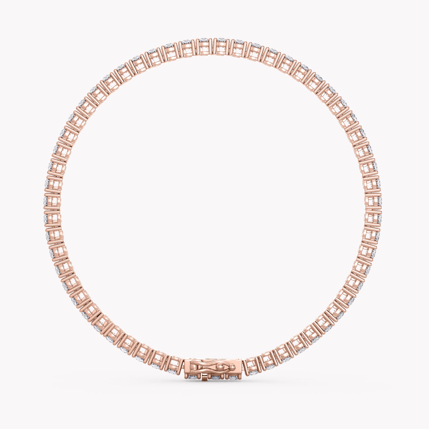 Silene Tennis Armband mit Labordiamanten in Rosegold von RYIA Fine Jewelry