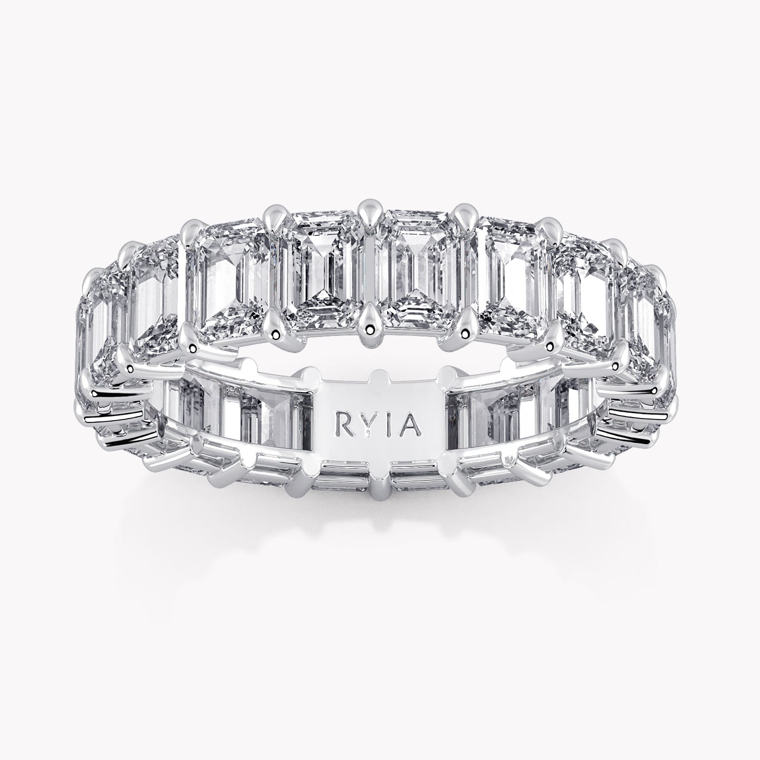 Ein Memoire Ring Weißgold mit Labordiamanten von RYIA Fine Jewelry