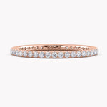 Ein Memoire Ring Rosegold mit Diamanten aus dem Labor von RYIA Fine Jewelry