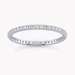 Ein Memoire Ring Weißgold mit Diamanten aus dem Labor von RYIA Fine Jewelry