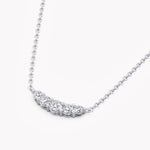 Jewelry Diamond Necklace Moon with lab-Grown Diamonds from 14k Gold.