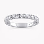 Rose Memoire Ring Weißgold mit Labordiamanten von RYIA Fine Jewelry
