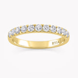 Rose Memoire Ring Gelbgold mit Labordiamanten von RYIA Fine Jewelry