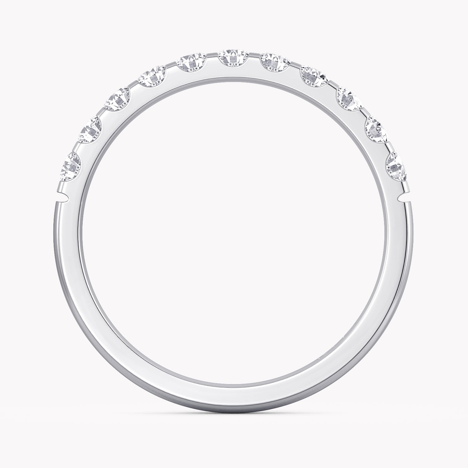Rose Memoire Ring Weißgold mit Labordiamanten von RYIA Fine Jewelry