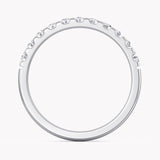 Rose Memoire Ring Weißgold mit Labordiamanten von RYIA Fine Jewelry