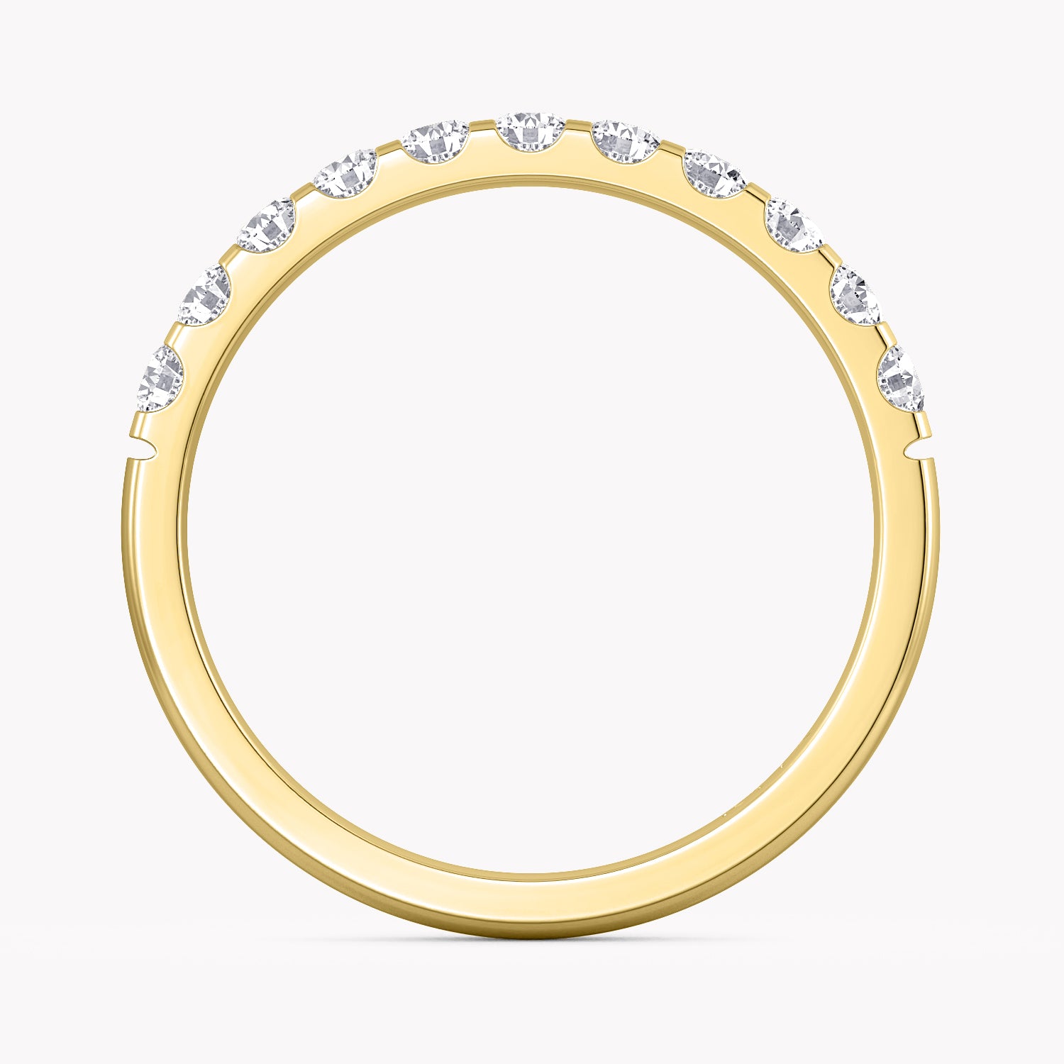 Rose Memoire Ring Gelbgold mit Labordiamanten von RYIA Fine Jewelry