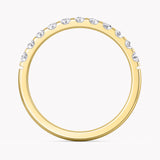 Rose Memoire Ring Gelbgold mit Labordiamanten von RYIA Fine Jewelry