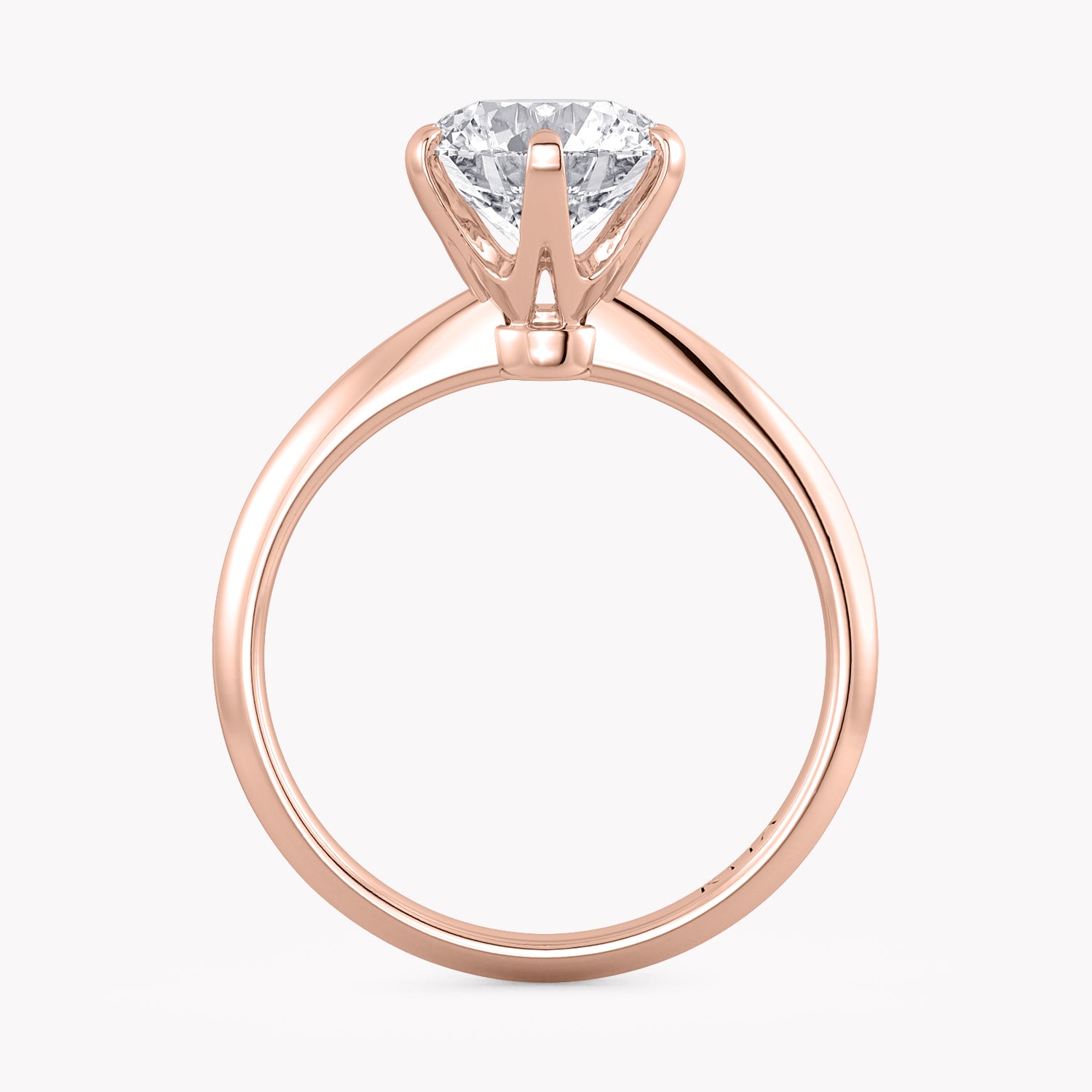 Rose Solitär Verlobungsring Rosegold mit einem Brillanten | Labordiamanten von RYIA Fine Jewelry München