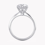 Rose Solitär Verlobungsring Weißgold mit einem Brillanten | Labordiamanten von RYIA Fine Jewelry München