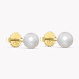 Classic Pearl Stud Earrings