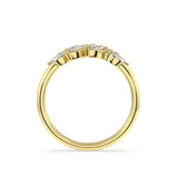 Memoire ring mit Marquise Schliff Diamanten in Gelbgold von RYIA Fine Jewelry